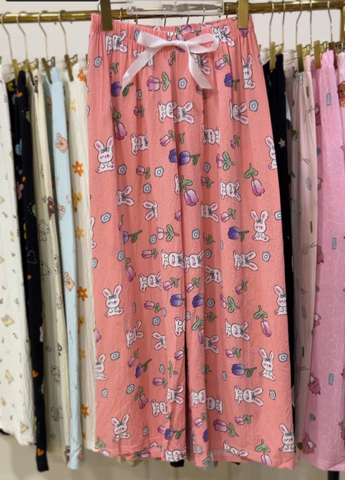 Summer Cute Print Loose Pyjamas